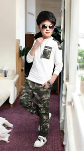 JEKESHVI Boys Party(Festive) T-shirt Track Pants, T-shirt