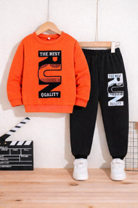 D K ENTERPRISE Boys Casual Sweatshirt Track Pants