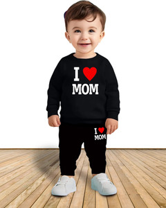 MGRS Baby Boys & Baby Girls Casual T-shirt Track Pants