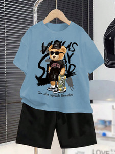 LGR FASHION Boys Casual T-shirt Shorts