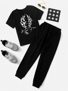 Litway Boys Casual T-shirt Track Pants