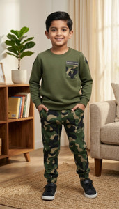 Sitara Vastra Boys Party(Festive) Sweatshirt Pant