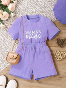 रमियाज़ छोटे बच्चे और छोटी बच्ची कैज़ुअल टी-शर्ट शॉर्ट्स