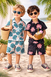 funky Boys Casual Shirt Shorts