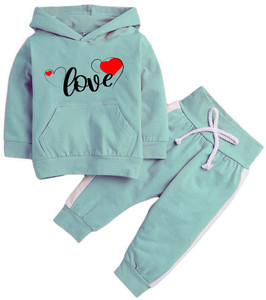 AVOVU Boys & Girls Party(Festive) Sweatshirt Sweatshirt, Sweatpant