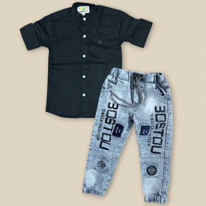 FashionJuction Boys Casual Shirt Jeans