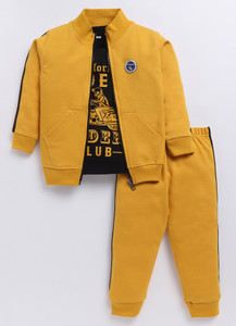 carrydreams Boys Casual Jacket T-shirt, Trouser