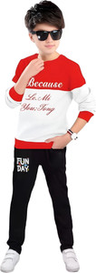 ATLANS CLOTHES Boys Casual T-shirt Track Pants
