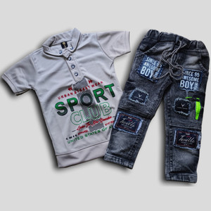 Gori Garmentss Boys Casual T-shirt Jeans