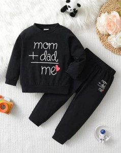 KidsCute Baby Boys & Baby Girls Party(Festive) T-shirt Trouser