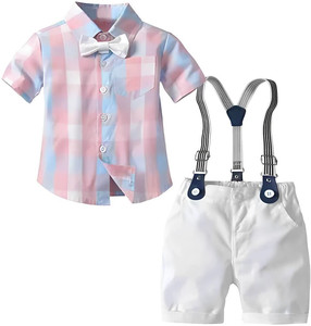 ULTRINA Baby Boys & Baby Girls Party(Festive) Shirt Shorts