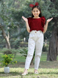 CUTIEKINS Girls Casual Top Trouser