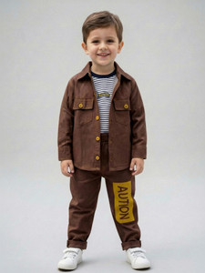 HIKUJ Boys Party(Festive) Jacket T-shirt, Jeans