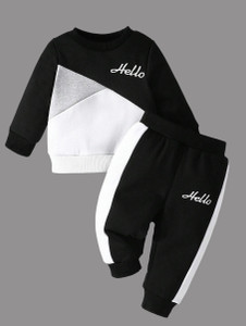 HDKFASHION Baby Boys & Baby Girls Casual T-shirt Track Pants