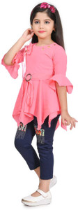 Z NEW KOLPONA FASHION Girls Party(Festive) Top Trouser