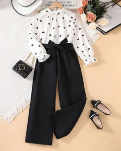 J&T DESIGNERS Girls Party(Festive) Top Pant