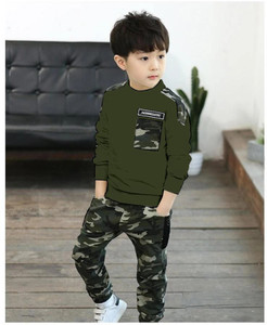 JEKESHVI Boys & Girls Casual Track Pants T-shirt