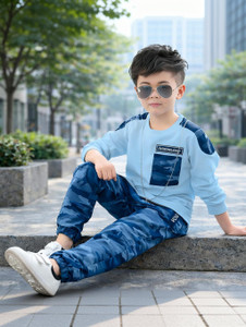 VARNIKA KIDS Boys Casual T-shirt Track Pants