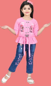 HouseOfCommon Girls Casual Top Jeans