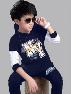 FastColors Boys Casual T-shirt Track Pants