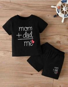 NHUMAI Baby Boys & Baby Girls Casual T-shirt Shorts