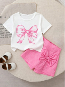 SHINYTHREADS Girls Casual T-shirt Shorts