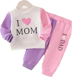 Aviva Fashion Baby Boys & Baby Girls Casual T-shirt Track Pants