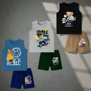 Lavi-Tavi Baby Boys & Baby Girls Casual T-shirt Shorts