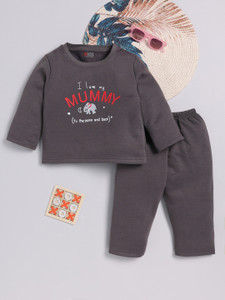SUPERSQUAD Baby Boys & Baby Girls Casual Sweatshirt Sweatpant