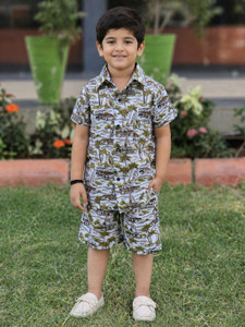 EMBLICA Boys & Girls Casual Shirt Shorts