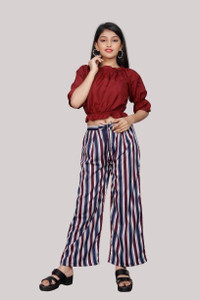 LEERUKA Girls Casual Top Trouser
