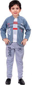 jas couture Boys Party(Festive) Jacket Pant, T-shirt