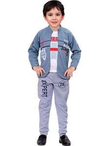jas couture Boys Party(Festive) Jacket Pant, T-shirt, Jacket