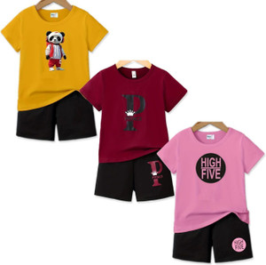 METRONAUT Boys Casual T-shirt Shorts