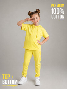 BLUEBUCK Girls Casual T-shirt Shorts