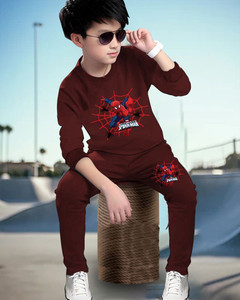 FastColors Boys Casual T-shirt Track Pants