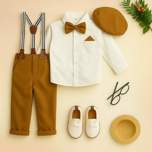 Bleckz Someak Baby Boys Party(Festive) Shirt Pant