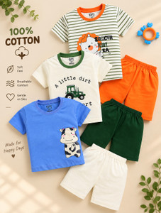Blushh Berry Boys Casual T-shirt Shorts
