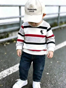 ELPIXIE FASHION Baby Boys & Baby Girls Casual T-shirt Jeans