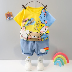 ELPIXIE FASHION Baby Boys Party(Festive) T-shirt Shorts