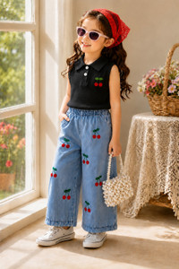Complete Outfits Girls Casual Top Jeans