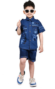 Fashioncore Boys Party(Festive) Shirt Shorts