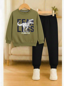 LILBITS Boys Casual T-shirt Track Pants