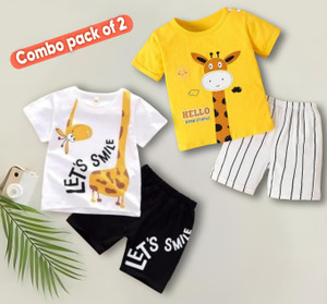 ROSE TEXTILE Boys Casual T-shirt Shorts