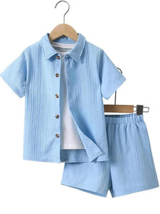 Lkcreation Boys Party(Festive) Shirt Shorts