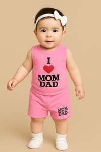 jim fashion Baby Boys & Baby Girls Casual T-shirt Shorts