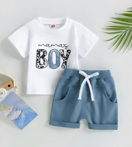 NOON Baby Boys & Baby Girls Party(Festive) T-shirt Shorts