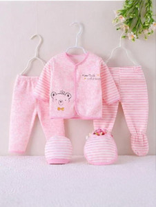 Shyamcollections Baby Boys & Baby Girls Casual Dress Pyjama, Bib, Cap