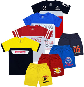 MIST N FOGG Boys Casual T-shirt Shorts