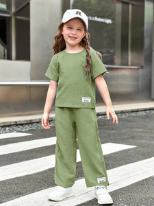 PAGHDAL BROTHERS Girls Casual T-shirt Pant